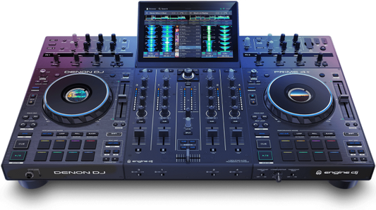 Denon DJ Prime 4+ | 4‑Deck Standalone Controller | Wi-Fi, Stems & Touch FX
