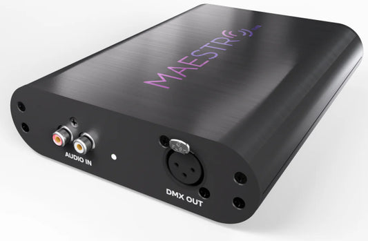 MaestroDMX Controller | Autonomous DMX Light Shows | Standalone Audio-Reactive Hardware