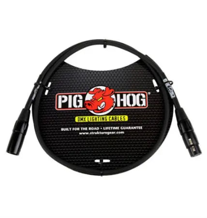 Pig Hog PHDMX5 | 5ft DMX Cable, 3-Pin Premium Wire