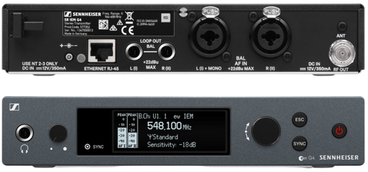 Sennheiser SR IEM G4-A | Wireless In-Ear Monitor Transmitter, A Band (516-558 MHz)