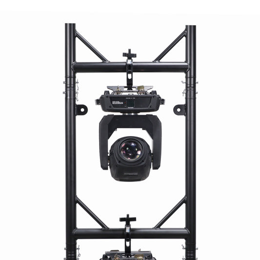 ProX XT-GRU-PKGX3BLK | Modular 3X Rapid U Grid Lighting System | Rolling Baseplate with Black Finish