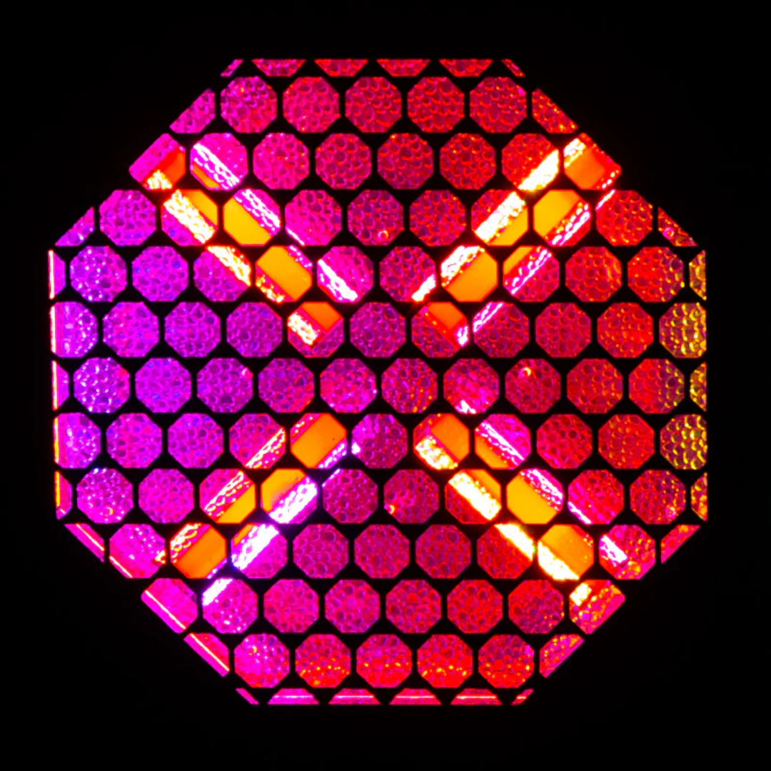 American DJ Vintage X | 4x60W Amber Retro Blinder with RGB Background LEDs & Wireless Control