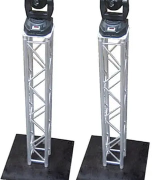 Global Truss 6.4ft Totem Package | (2) F34 Square Truss with Base & Top Plates