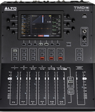 Alto Pro TMD16 | 16-Channel Digital Mixer with FX | Bluetooth, USB & Touch Faders