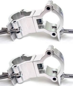Global Truss Jr Swivel Clamp 2-Pack | Medium-Duty F23/F24 Mini Truss Clamp, 165lb Capacity