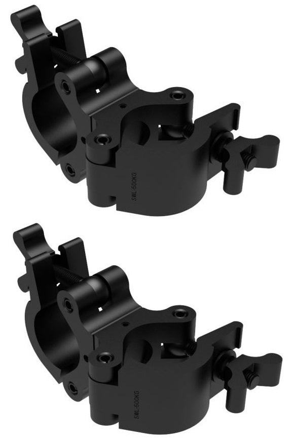 2x Global Truss Pro Swivel Clamp/BLK