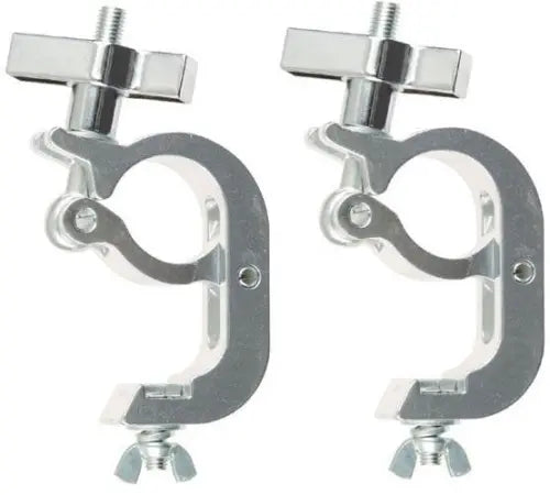 Global Truss Trigger Clamp 2-Pack | Heavy-Duty Hook Style Clamp for 2in Truss (TUV Approved)