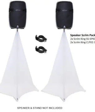 Scrim King SPK02-W Bundle | 2x SPK02-W, 2x CLP01
