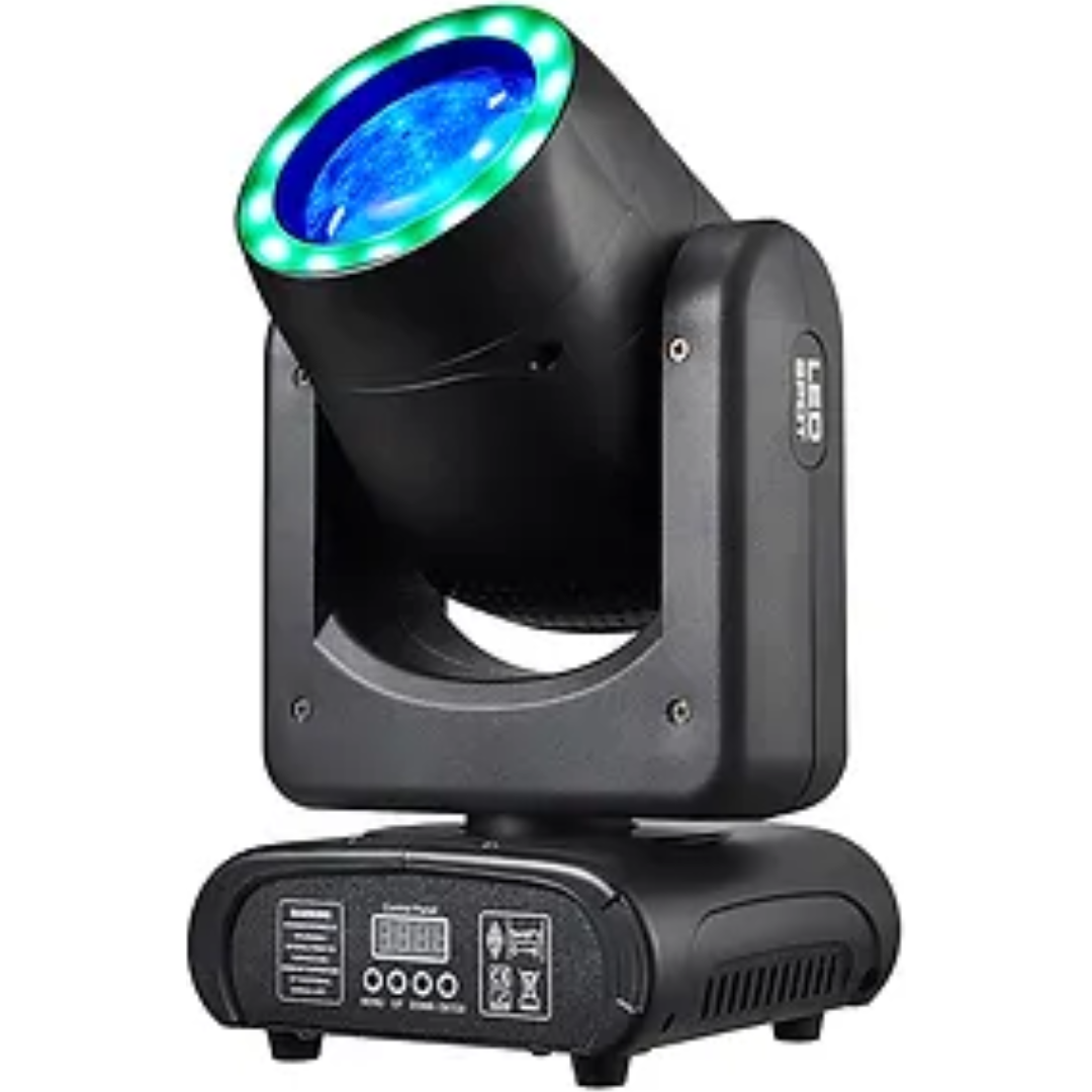 Crisp JUBARIS BEAM L90 | 2° LED Beam Light with Dual Prisms | RGB Halo for Clubs & Events
