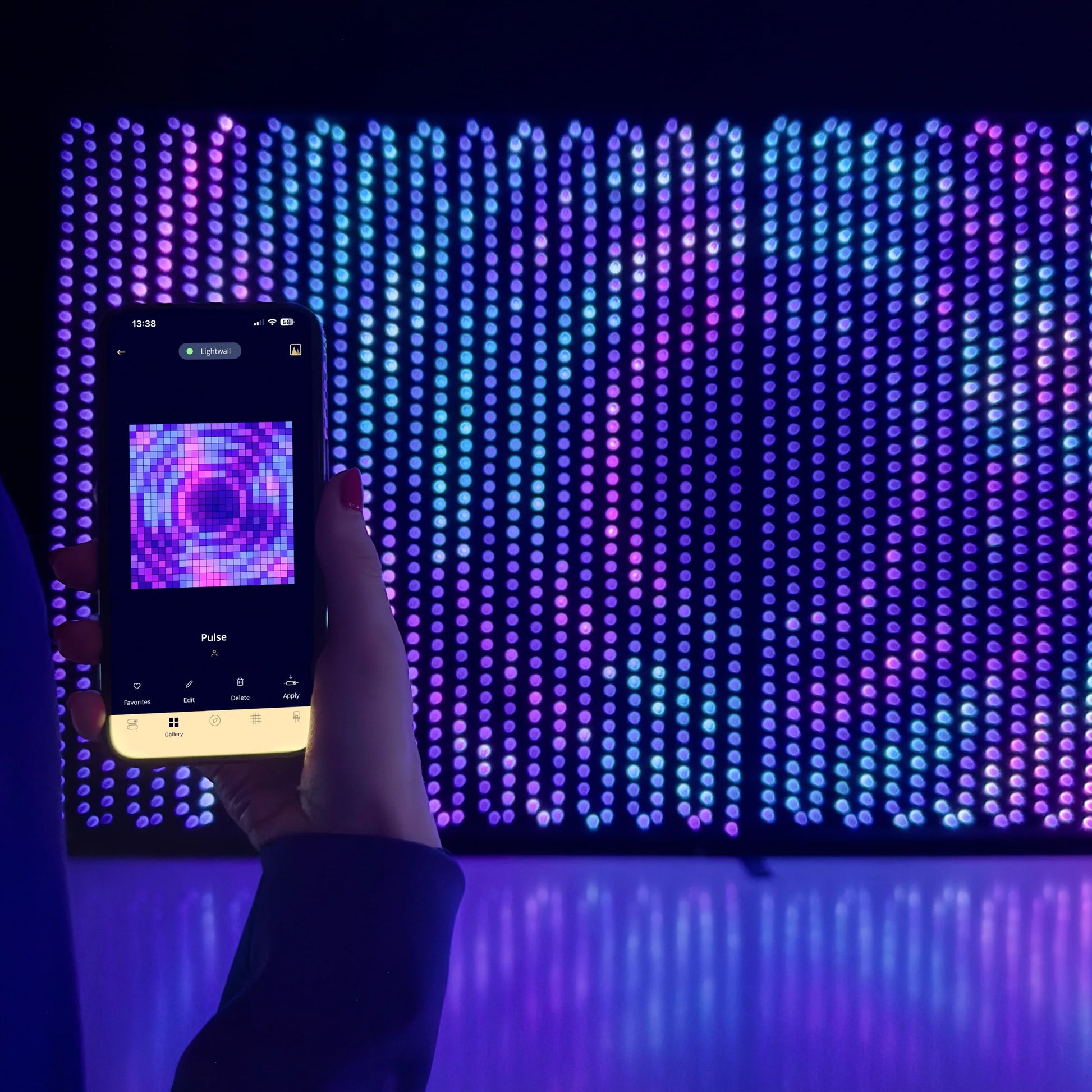 Twinkly Lightwall | Pixel LED Backdrop Wall | App-Controlled RGB Effects for Events & DJs