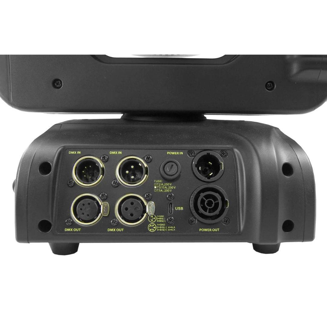 Event Lighting HAVOCS150 | 150W LED Spot Moving Head with Zoom, Prism & Frost