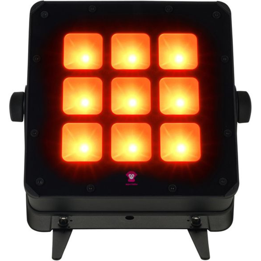 Ape Labs Marvel Pix Wash TourBox | 4x Wide Beam IP65 Battery Pixel Wash Lights + Charging Case