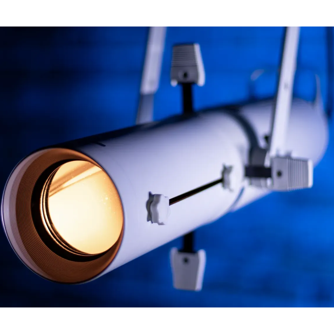 Blizzard Lighting node:b™ WW (White) | 150W Warm White LED with High CRI & Gobo Holder in Compact White Housing