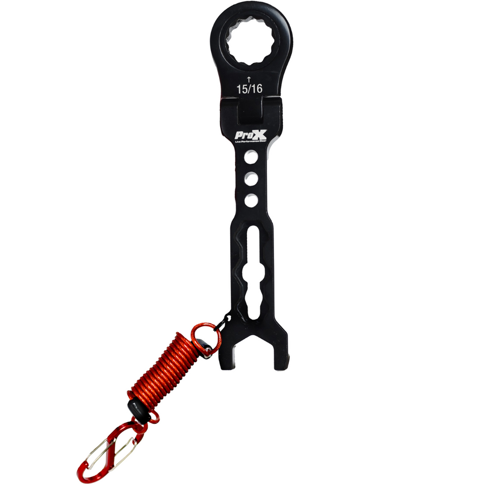 ProX XT-BTWRENCH | 15/16" Ratcheting Truss Wrench with Lanyard & Multi-Tool Design
