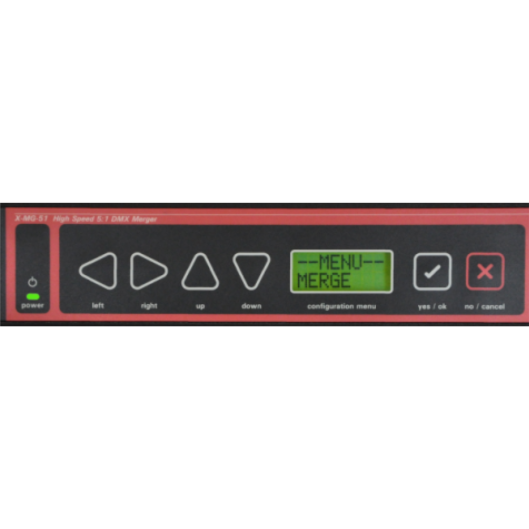 Swisson XMG-51 | 5-in-1 DMX Merger - HTP/LTP Modes | Auto Bypass & Channel Offsets