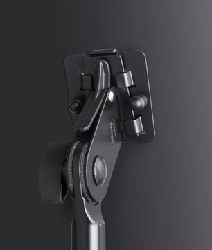 K&M 12140 | Foldable Desktop Tripod Stand for Laptops, Sheet Music & Multimedia