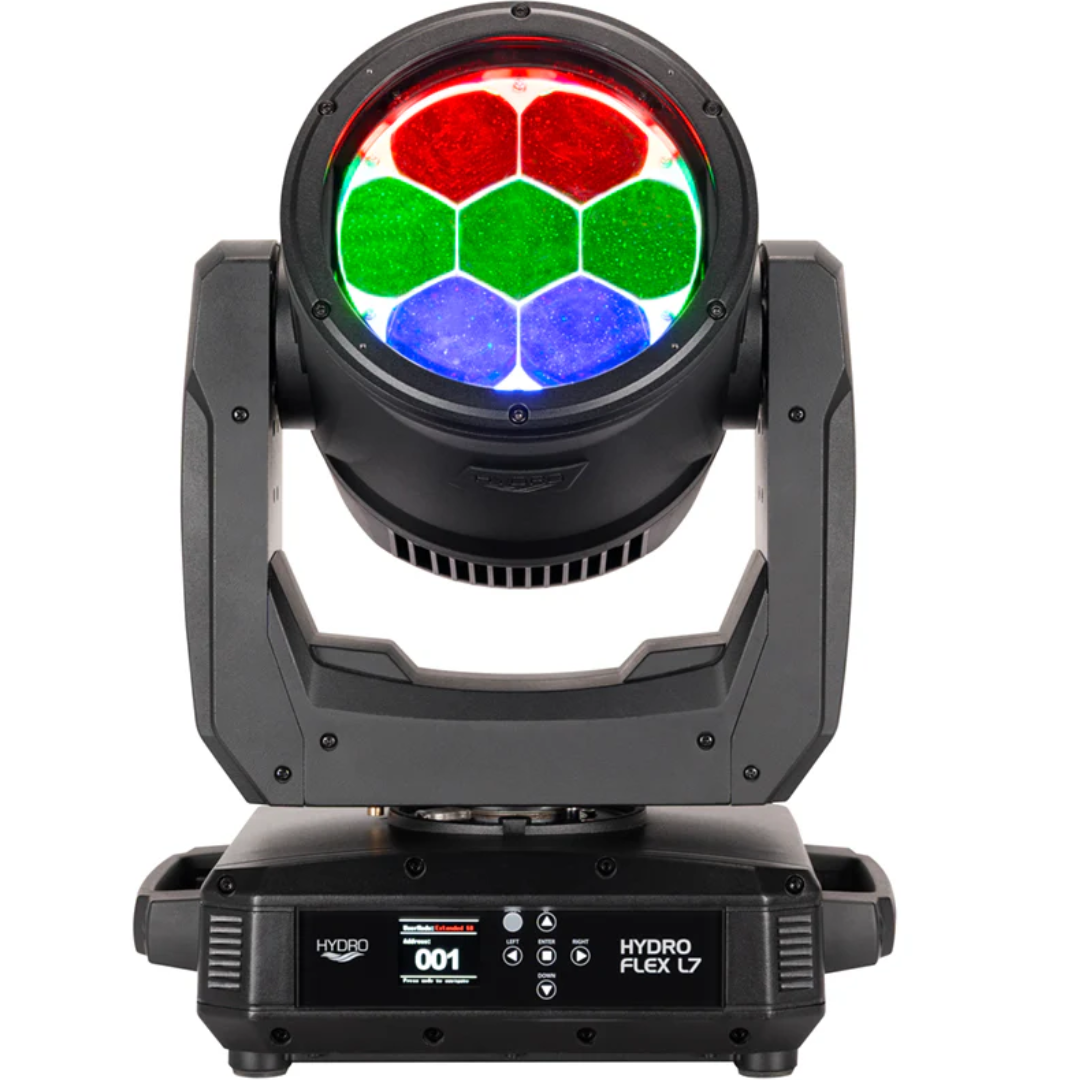 American DJ Hydro Flex L7 | 420W IP65 RGBL Moving Head Wash with Pixel Control & Wireless