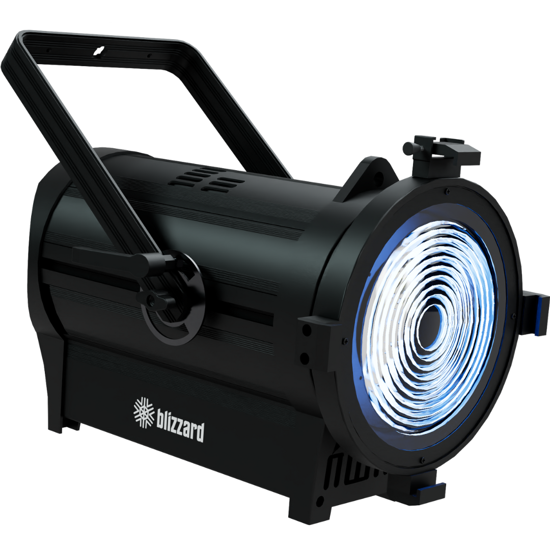 Blizzard Lighting Verismo Fresnel RGBALC | 300W RGBALC LED with Motorized Zoom & 8" Fresnel Lens