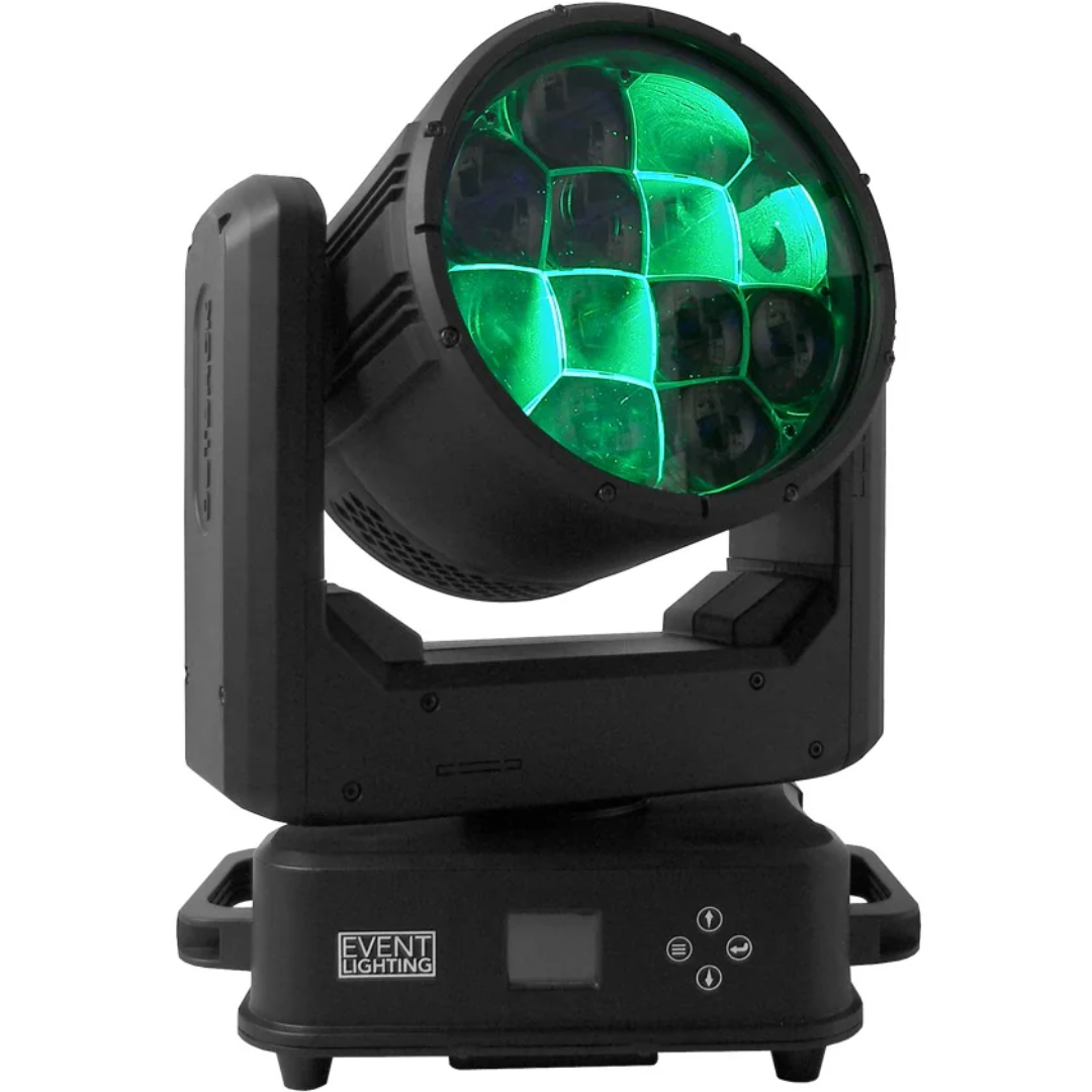 Event Lighting OUTBACK12X40W | 480W IP65 Outdoor RGBW LED Zoom Wash with Pixel Control