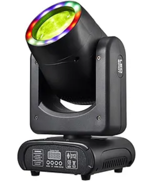 Crisp JUBARIS BEAM L90 | 2° LED Beam Light with Dual Prisms | RGB Halo for Clubs & Events