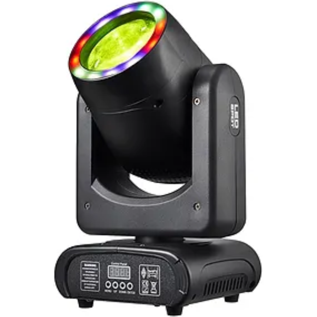 Crisp JUBARIS BEAM L90 | 2° LED Beam Light with Dual Prisms | RGB Halo for Clubs & Events