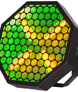 American DJ Vintage X | 4x60W Amber Retro Blinder with RGB Background LEDs & Wireless Control