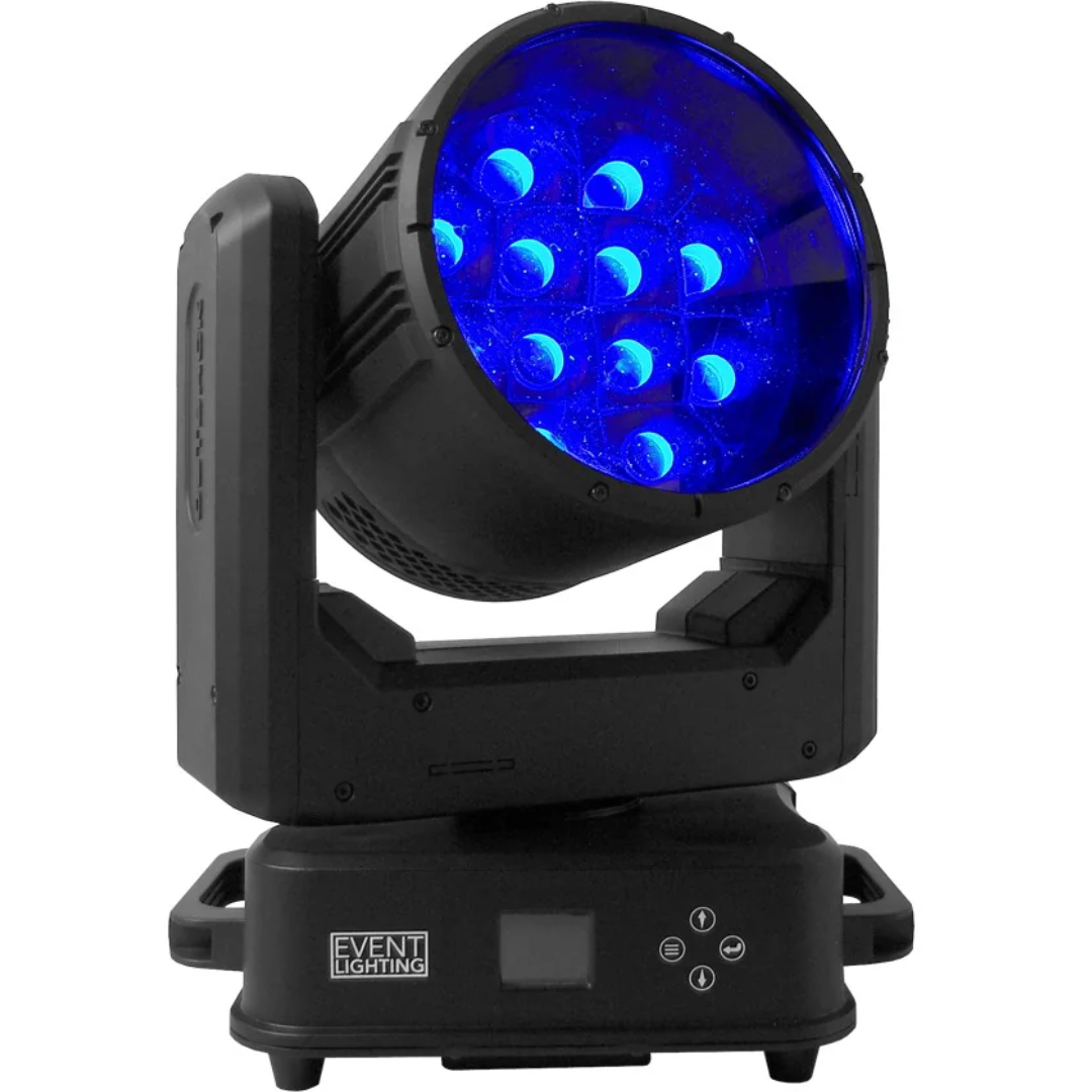 Event Lighting OUTBACK12X40W | 480W IP65 Outdoor RGBW LED Zoom Wash with Pixel Control