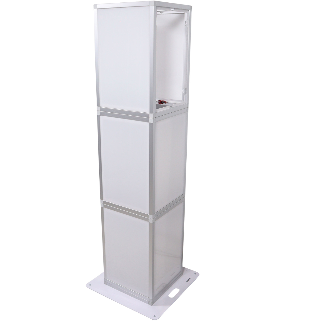 ProX XSA-PILLAR6FT | 6ft Acrylic LED Display Column for LumoStage Lighting Pedestal
