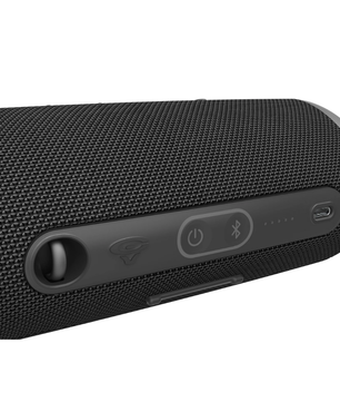 Cerwin Vega VegaMini Black | Compact Bluetooth Speaker with 20W Woofer | Rugged IPX4 Design & 14hr Battery