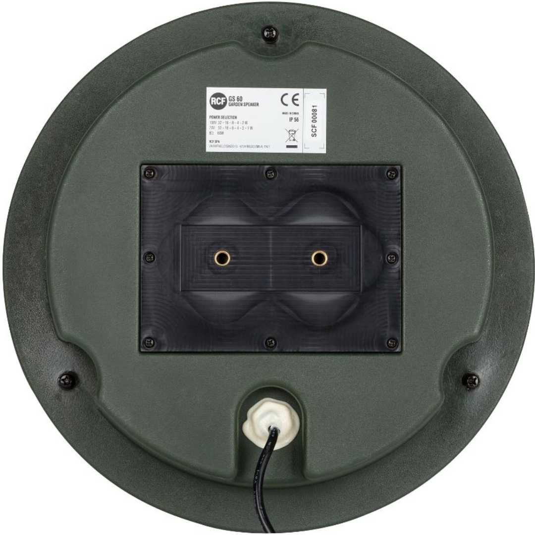 RCF GS 60 | Outdoor Garden Speaker with 5.5" Coaxial Driver & 100V/70V Transformer