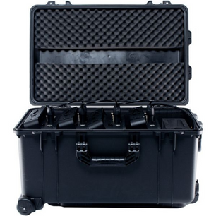 Ape Labs Marvel Pix Wash TourBox | 4x Wide Beam IP65 Battery Pixel Wash Lights + Charging Case