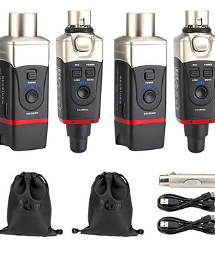 XVive U35D | Dual 5.8GHz Wireless XLR System for PA, DJ & Stereo Audio