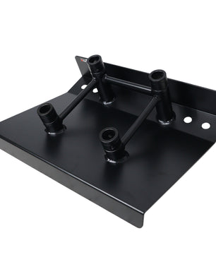 ProX XT-LECTERN24BL | 24in Angled Truss Lectern Top | Black Aluminum with D-Series Connector Punchouts