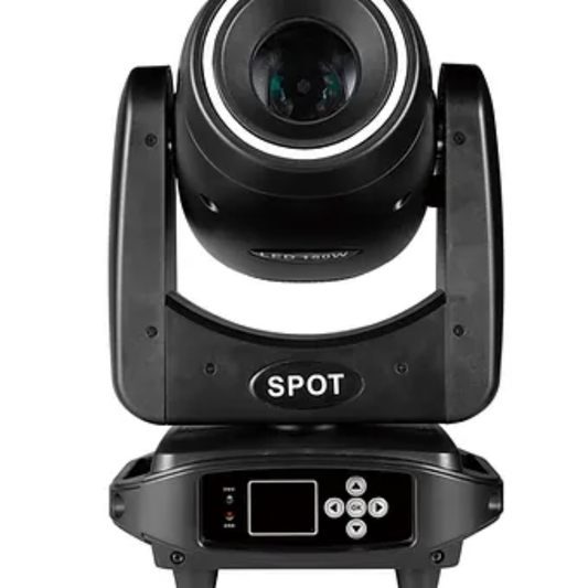 Crisp Spotty LED 150 | 120W LED Moving Head with Prism, Gobos & RGB Halo Ring – Black Friday Deal