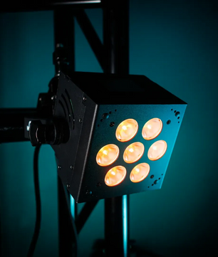 Blizzard Lighting Hotbox G2 EXA | 7x 15W RGBAW+UV LED Wash Light with RDM & PowerCON TRUE1
