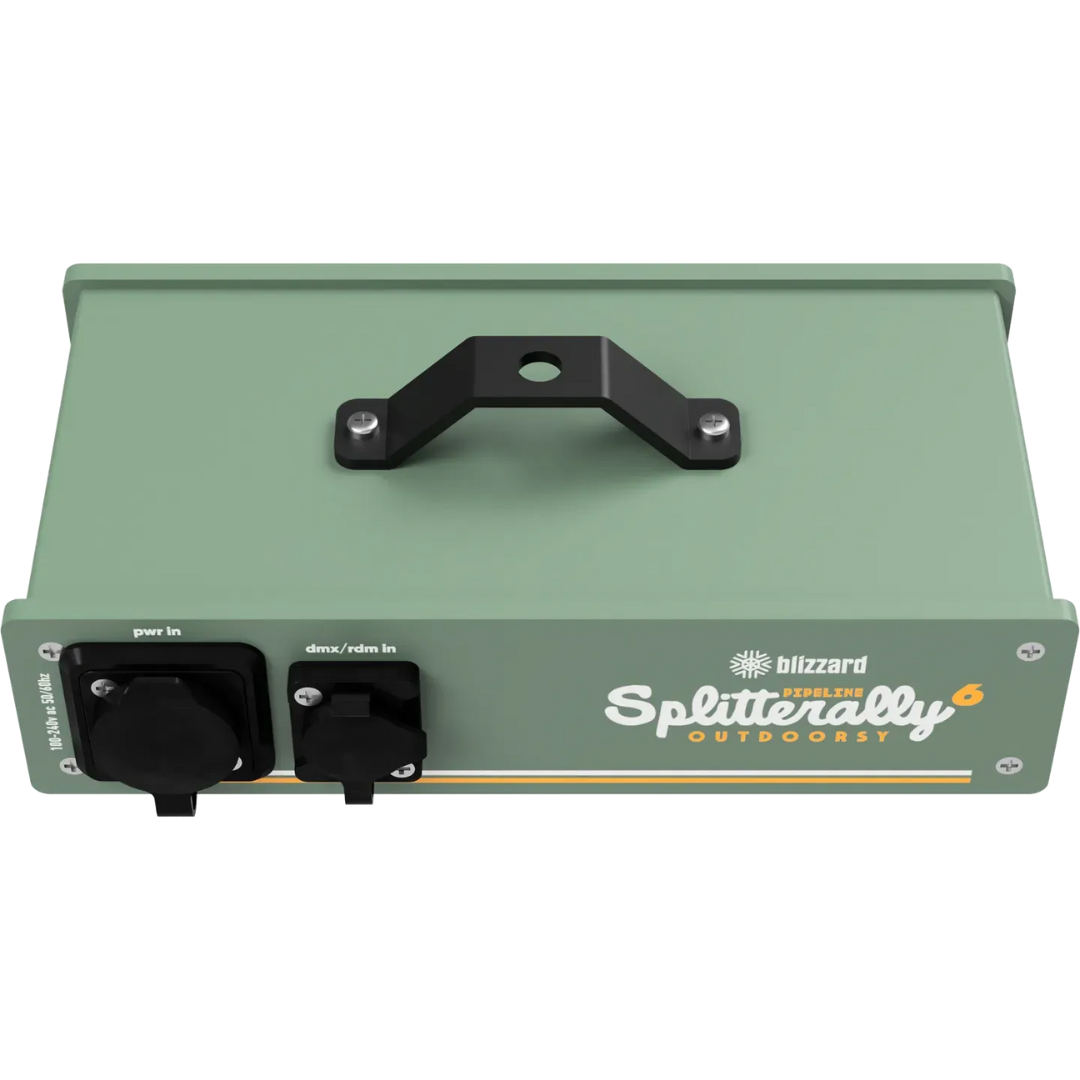 Blizzard Lighting Pipeline Splitterally 6 Outdoorsy | IP-Rated 6-Way DMX/RDM Splitter with Isolated Outputs