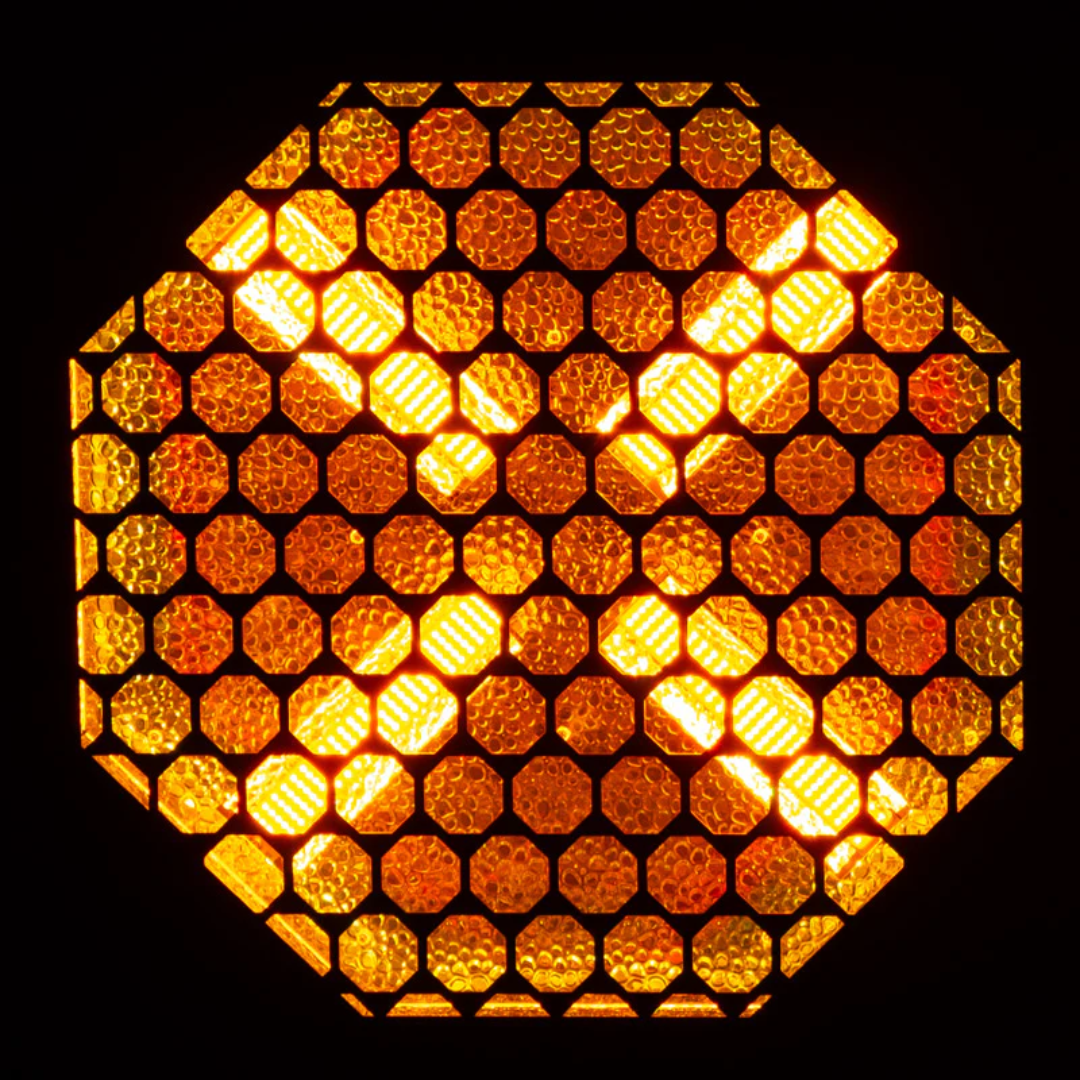 American DJ Vintage X | 4x60W Amber Retro Blinder with RGB Background LEDs & Wireless Control