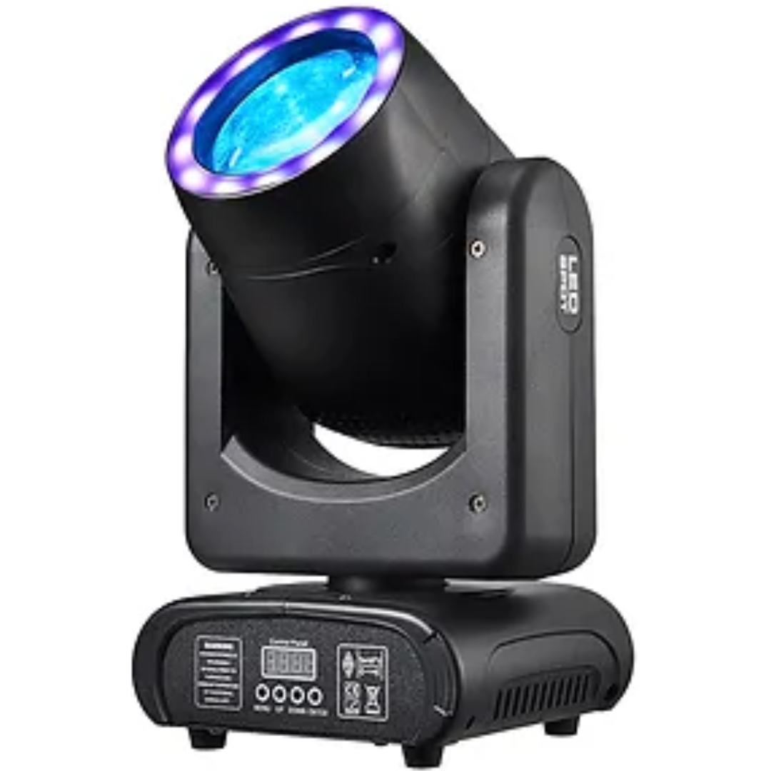 Crisp JUBARIS BEAM L90 | 2° LED Beam Light with Dual Prisms | RGB Halo for Clubs & Events
