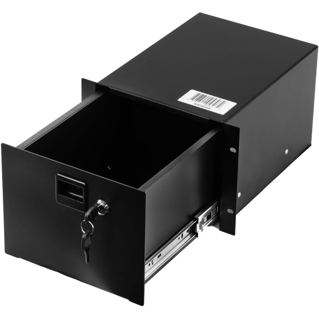 Odyssey ARHD04 | 4U Lockable Half-Rack Mount Accessory Drawer