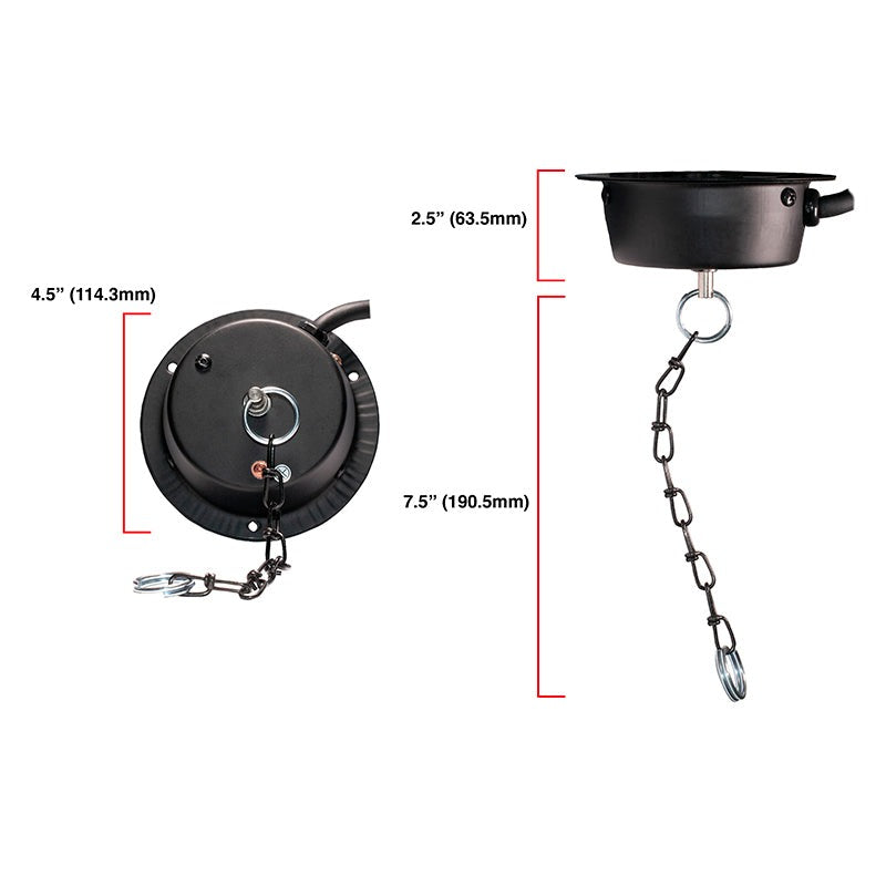 Eliminator MBM1RP | 1RPM Mirror Ball Motor | Supports Balls Up to 16in