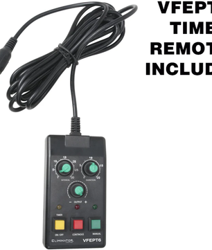 Eliminator VF1600 EP | 1650W DMX Fog Machine - 20,000 CFM | Timer & Wireless Remotes Included