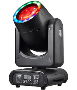 Crisp JUBARIS BEAM L90 | 2° LED Beam Light with Dual Prisms | RGB Halo for Clubs & Events
