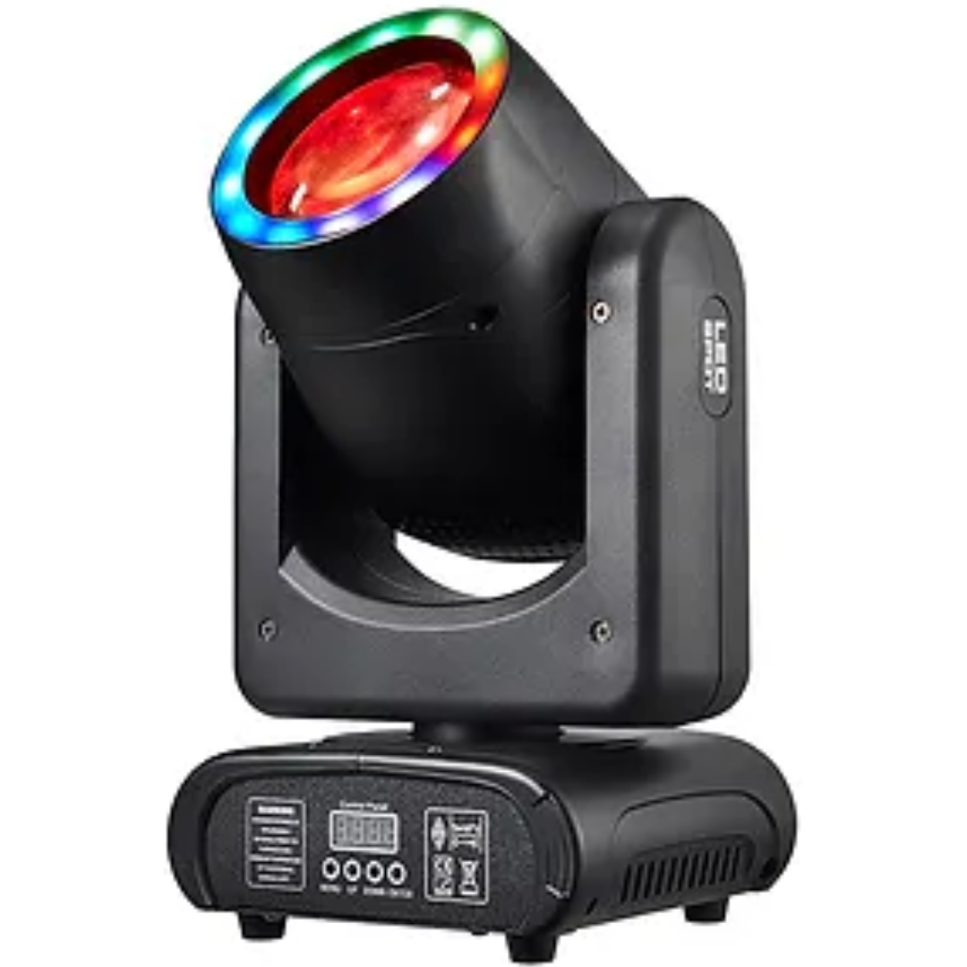 Crisp JUBARIS BEAM L90 | 2° LED Beam Light with Dual Prisms | RGB Halo for Clubs & Events