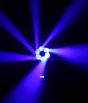 Crisp Stella Wash 740F | 7x40W RGBW Moving Head | 3.5°–45° Zoom & Pixel Mapping