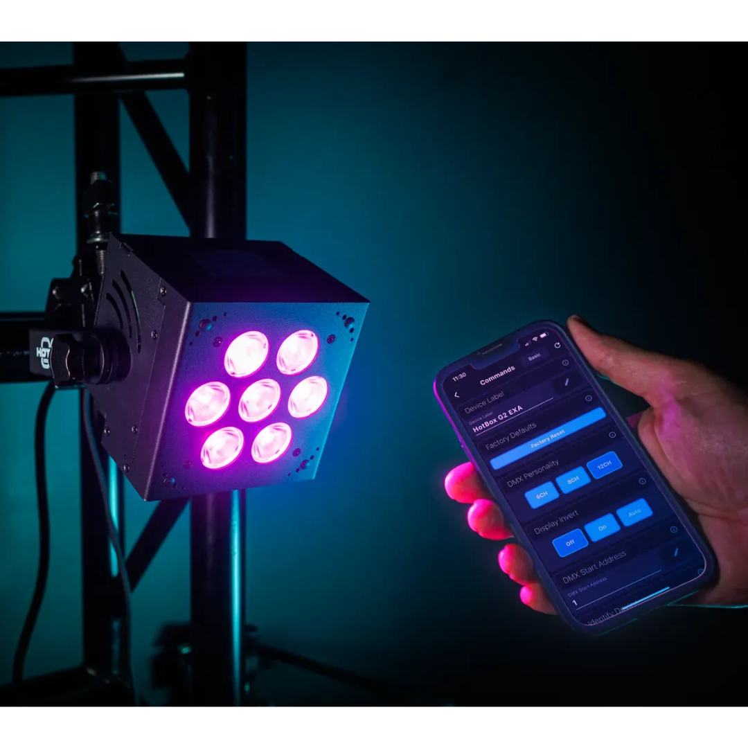Blizzard Lighting Hotbox G2 EXA | 7x 15W RGBAW+UV LED Wash Light with RDM & PowerCON TRUE1