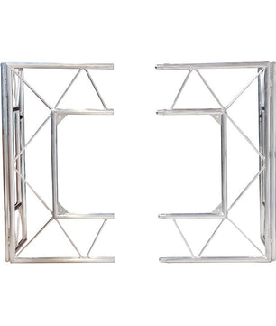 Accu-Stand Pro Event TBL 2 | Folding Aluminum Event Table | Portable DJ & FOH Console with Customizable Front