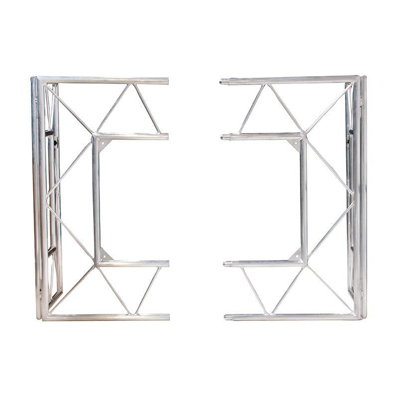 Accu-Stand Pro Event TBL 2 | Folding Aluminum Event Table | Portable DJ & FOH Console with Customizable Front