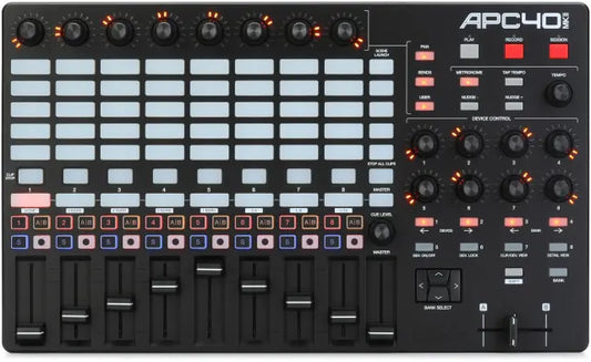 Akai APC40 MKII | Ableton Live Performance Controller with RGB Clip Launch Grid