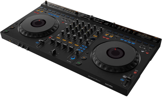 Pioneer DJ AlphaTheta DDJ-GRV6 | 4-Channel DJ Controller with Groove Circuit & Stems FX | Performance Controller with FX Pads & USB-C