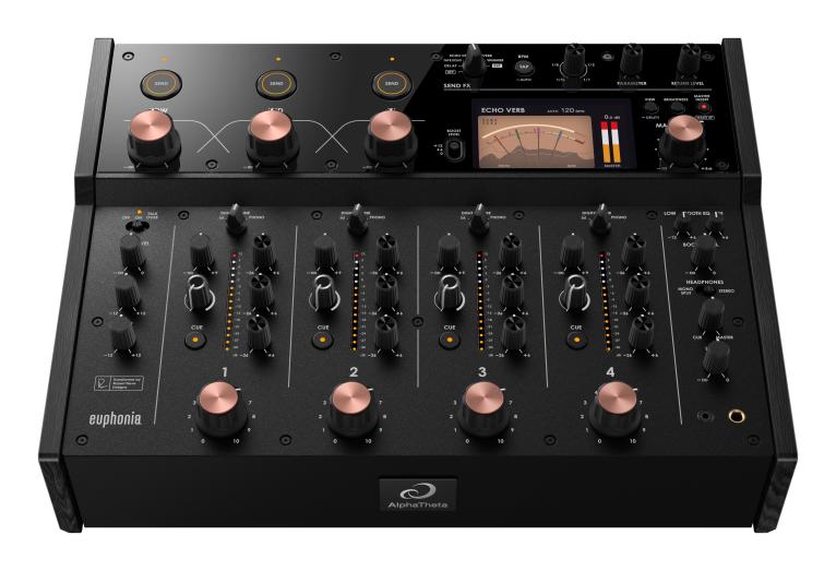 AlphaTheta Euphonia | 4-Channel Rotary Mixer